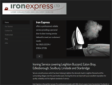 Tablet Screenshot of ironexpressltd.com